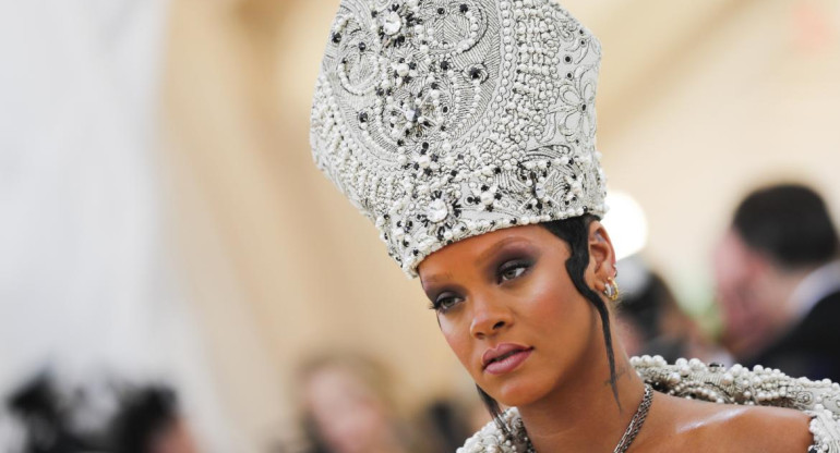 Rihanna en la MET Gala (Reuters)