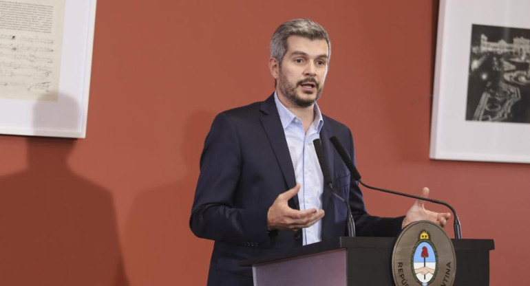 Marcos Peña, conferencia de prensa, economía argentina, agencia NA