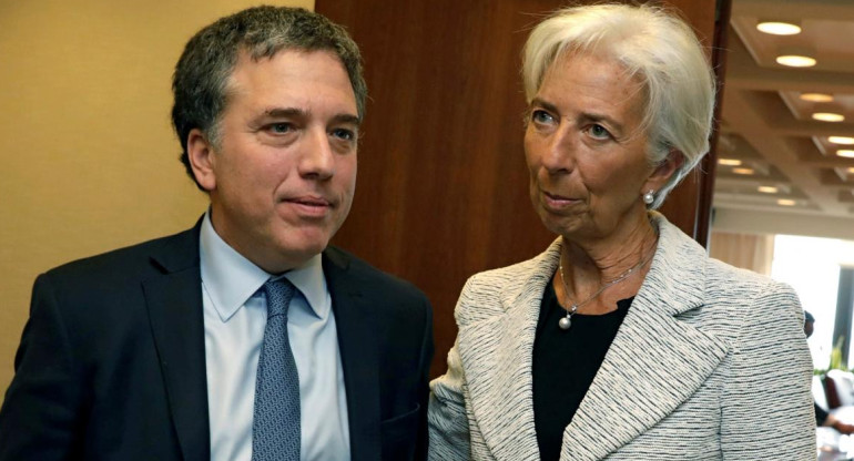  Christine Lagarde - Nicolás Dujovne - FMI - Washington - Reuters - 