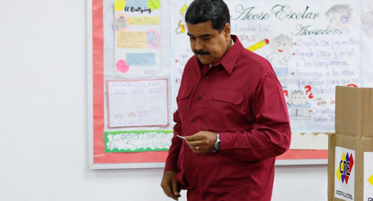 Voto de Nicolás Maduro - Elecciones en Venezuela (Reuters)