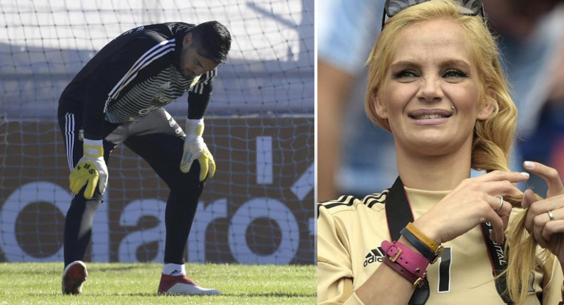 Sergio Romero - Eliana Guercio - Selección Argentina - Fútbol - Polémica