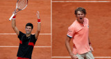 Djokovic y Zverev - Roland Garros - Tenis (Reuters)