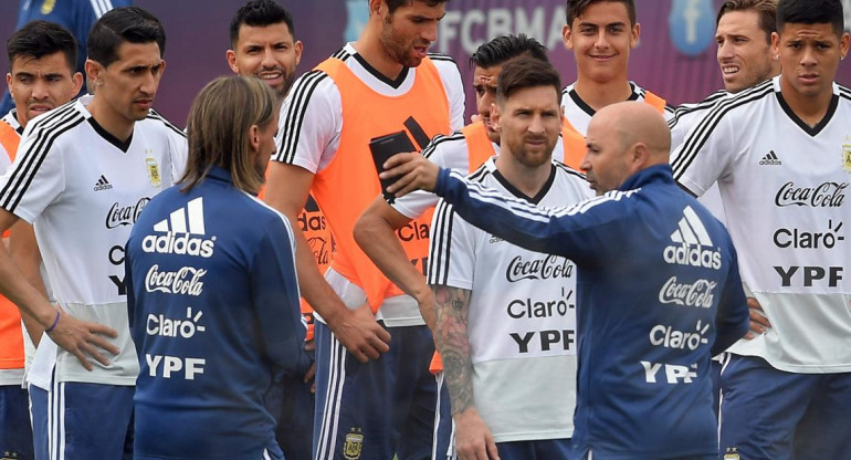 Entrenamiento de la Selección - Sampaoli - Mundial Rusia 2018