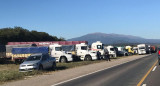 Protesta de camioneros en Salta