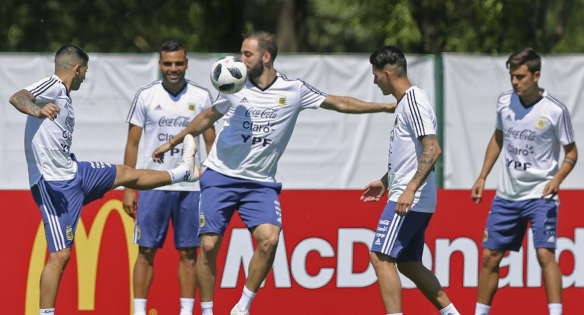 Selección Argentina - entrenamiento