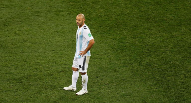 Mundial Rusia 2018: Argentina vs. Croacia - Reuters - Mascherano