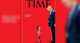 Niña hondureña y Trump en tapa de Time