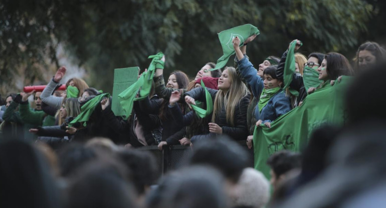 Despenalización del aborto - marcha Congreso