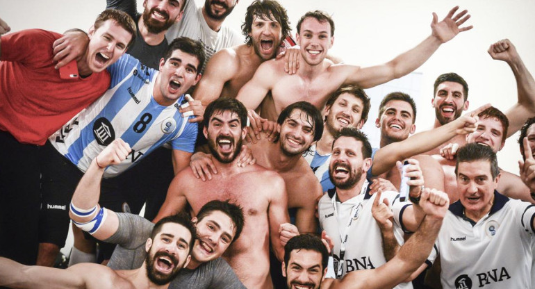 La Selección argentina masculina de handball Los Gladiadores, NA