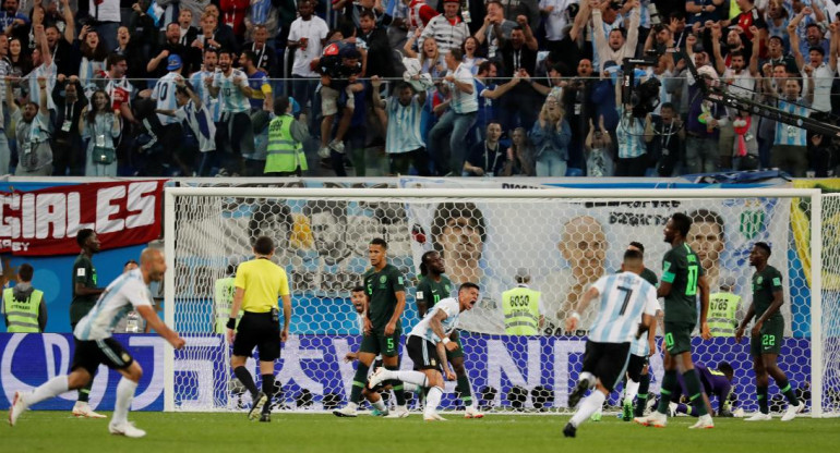Argentina vs. Nigeria, hinchada, Mundial Rusia 2018, Reuters