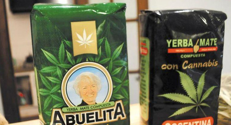 Yerba con cannabis - Uruguay