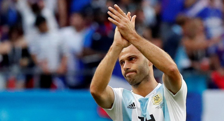 Mascherano, Selección Argentina, Mundial Rusia 2018, Francia vs. Argentina, Reuters	