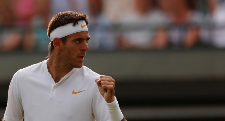 Del Potro en Wimbledon (Reuters)