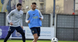 Mauro Zárate, entrenamiento de Boca, Agencia NA