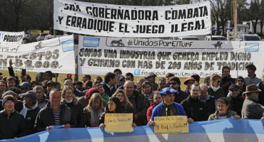 Protesta del Turf contra Vidal