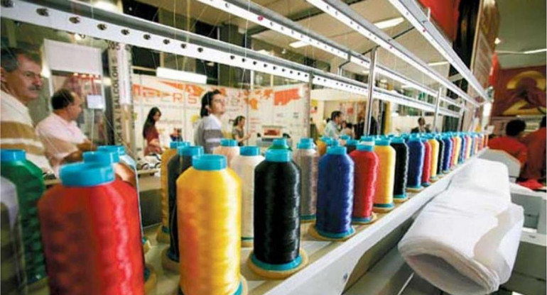 La producción textil bajó un 6.9% en lo que va del año