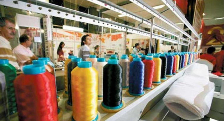 La producción textil bajó un 6.9% en lo que va del año