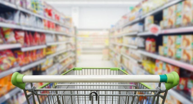 Supermercado - caída de consumo