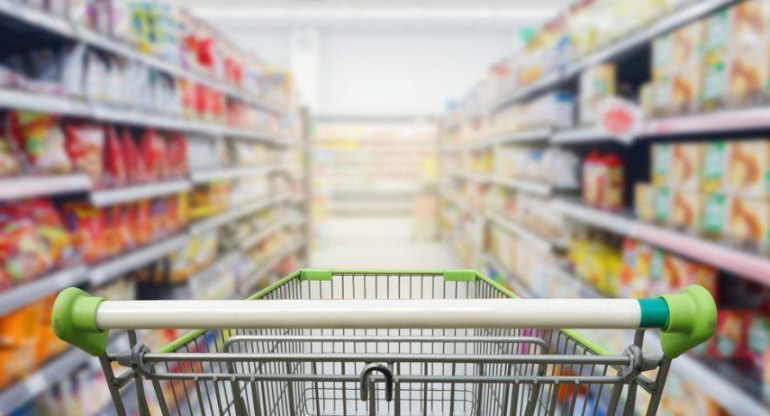 Supermercado - caída de consumo