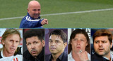 Seleccion Argentina, Sampaoli, Gareca, Simeone, Gallardo, Almeyda y Pochettino (Reuters y NA)