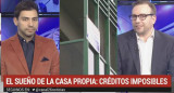 Mariano Otálora, El mercado inmobiliario, frenado, Canal 26