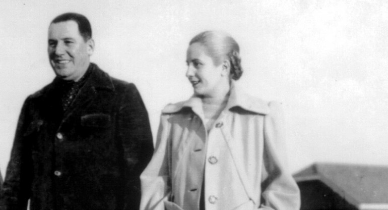 Evita y Juan Perón
