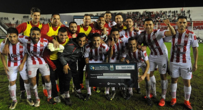 Victoria de San Martín de Tucuman en Copa Argentina