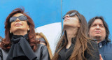 Cristina Kirchner, Máximo Kirchner y Florencia Kirchner (NA)