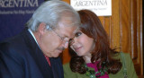 Luis Betnaza y Cristina de Kirchner