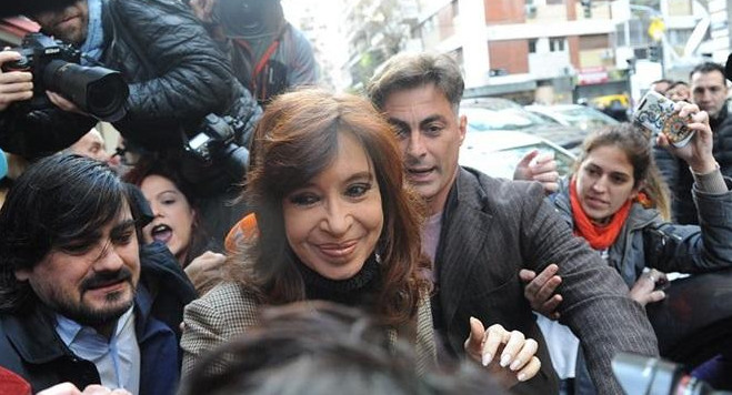 Cristina Kirchner - rumbo a Comodoro Py
