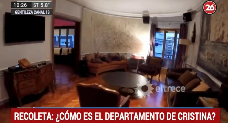 Departamento de Cristina Kirchner - Informe Canal 13