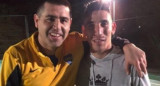 Juan Román Riquelme y Ricardo Centurión