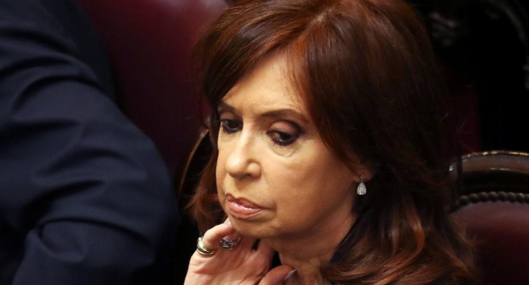 Cristina Kirchner en el Senado (Reuters)	