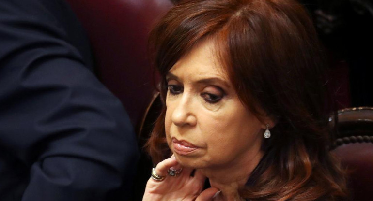 Cristina Kirchner en el Senado (Reuters)	