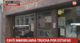 Cierran inmobiliaria trucha acusada de estafa (Canal 26)