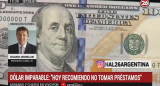 Eduardo Serenelli por dólar - CANAL 26