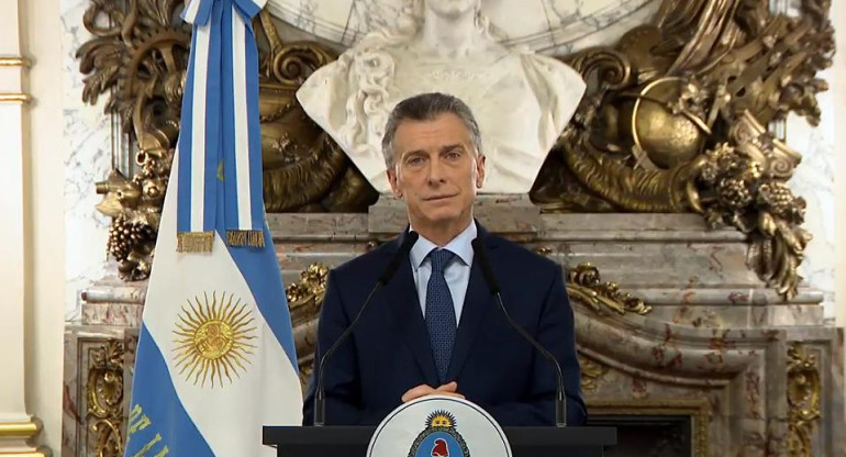 Mauricio Macri anuncia los cambios en el Gobierno	