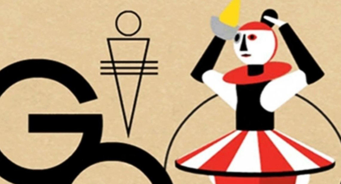 Oskar Schlemmer celebrado por Google Doodle en el aniversario de su nacimiento