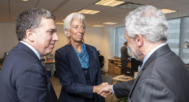 Dujovne - Lagarde FMI Foto NA