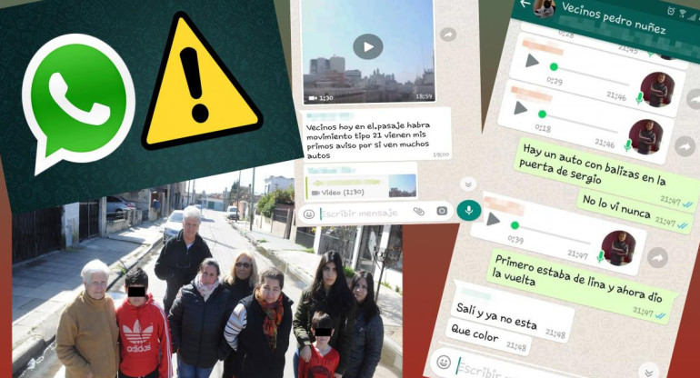 Alerta por Whatsapp ante la inseguridad en Lanús
