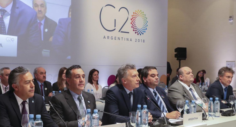 Macri en reunión del G20 (NA)