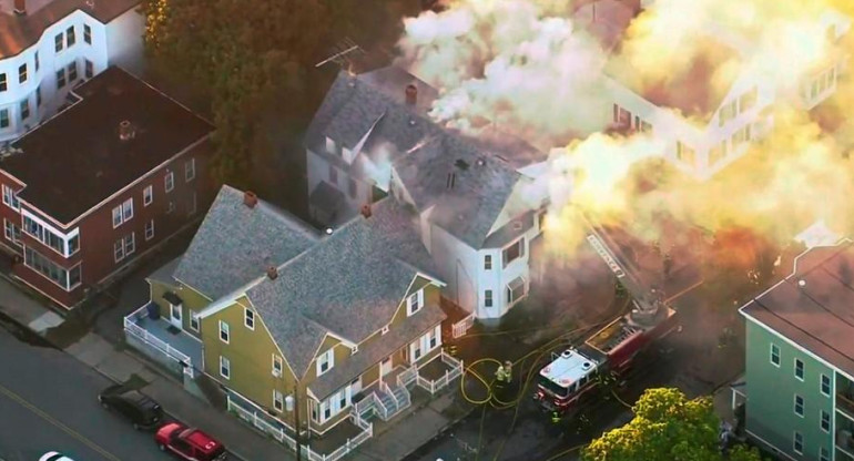 Explosiones en Massachusetts, captura de TV