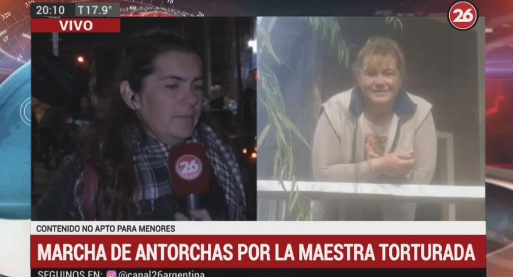 Marcha Moreno - maestra torturada