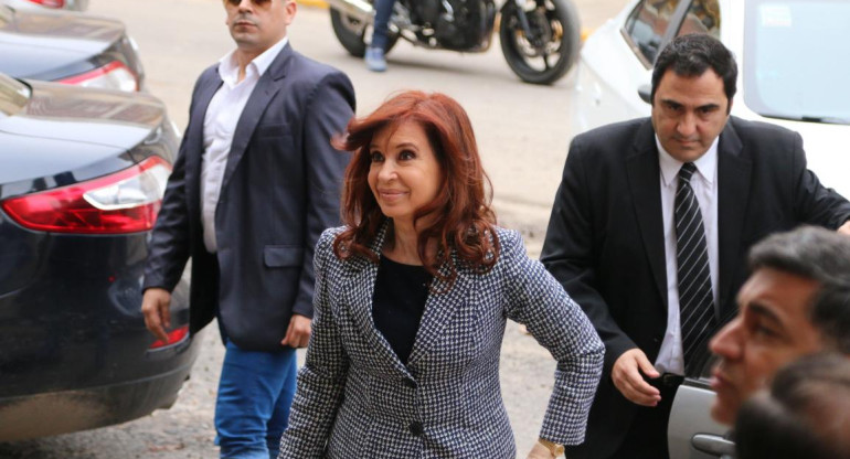 Cristina Kirchner en Comodoro Py (NA)