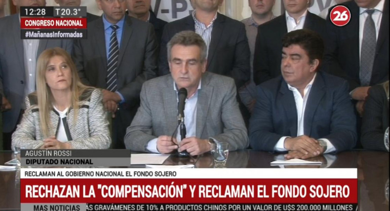 Diputados opositores por fondo sojero, Verónica Magario, Agustín Rossi, Fernando Espinoza, La Matanza