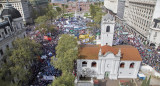 Paro y marcha CTA contra ajustes del Gobierno en Plaza de Mayo, 24-09-2018, Agencia NA