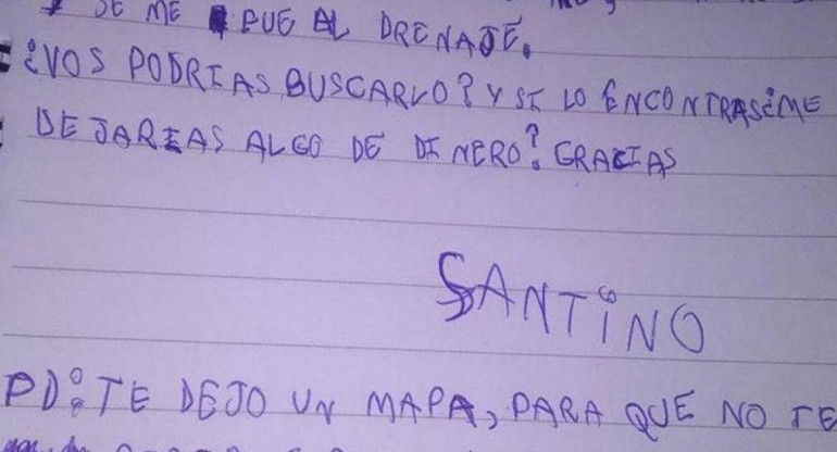 La tierna carta al Ratón Peréz de un niño que se le cayó un diente y lo perdió