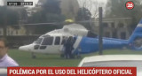 Macri usó el helicóptero oficial para buscar a Antonia al colegio