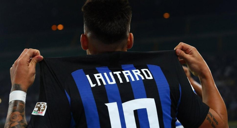 Gol de Lautaro Martínez en el Inter