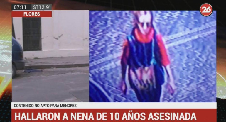 Horror en Flores: madre mató a su hija en plena calle (Canal 26)